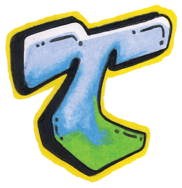 Graffiti Letter T