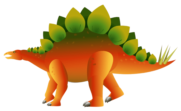 Multicolor Stegosaurus Dinosaur