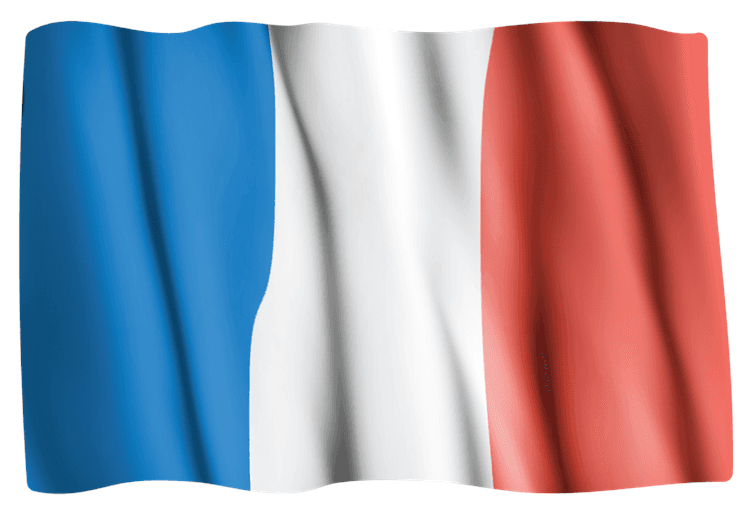 Flag of France Waving