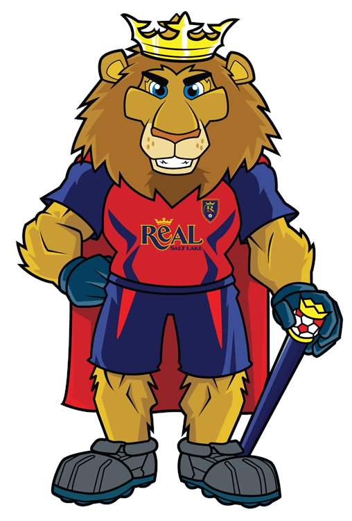 SaltLake Lion Mascot Standing