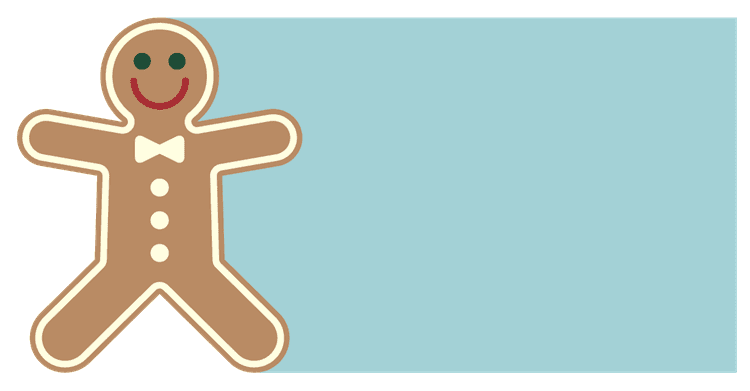 Gingerbread Christmas Tag