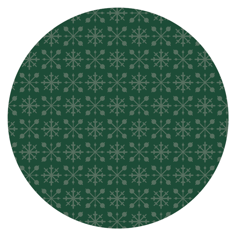 Retro Christmas Snowflakes Pattern