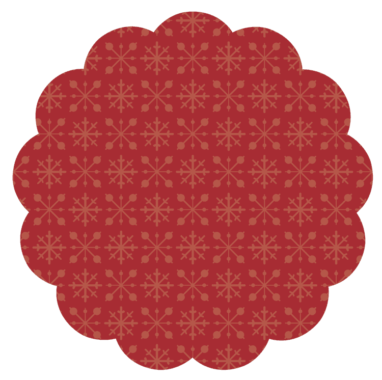 Snowflake  Pattern Scallop