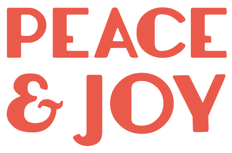 Peace & Joy Christmas Wording