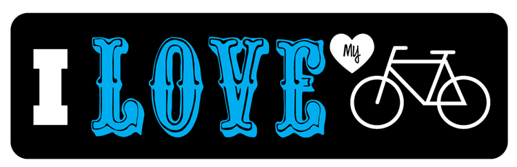 I Heart Love My Bike 