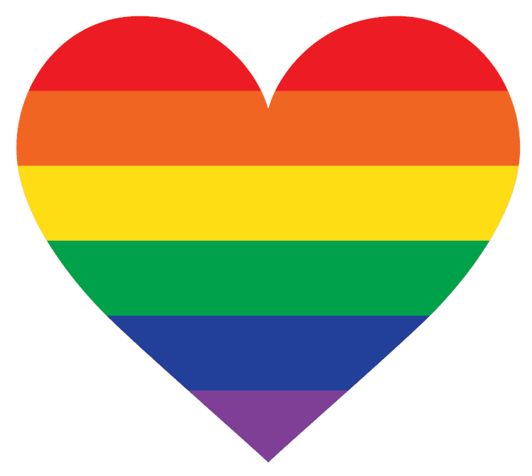 Rainbow Pride Heart