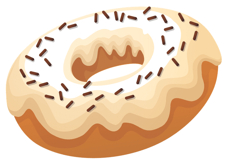 Donut Vanilla Sprinkle