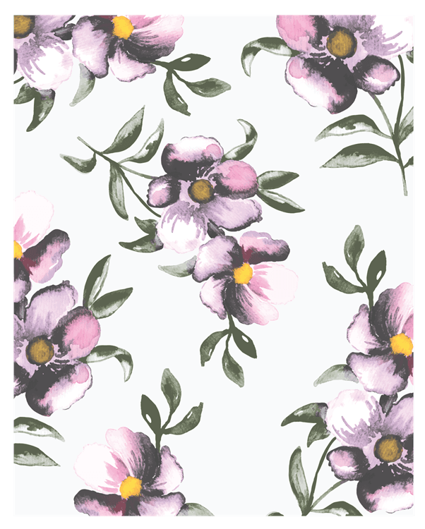 Large Floral Pattern