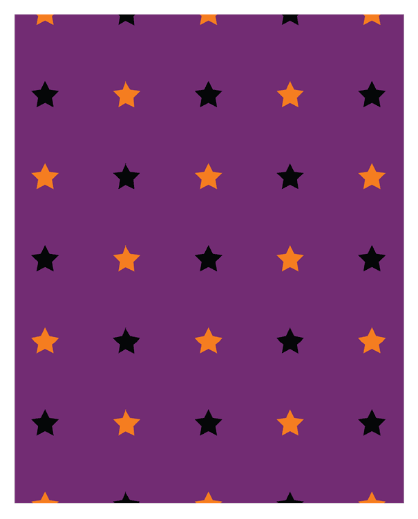 Halloween Star Pattern