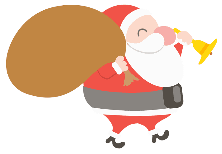 Christmas Santa With Sac