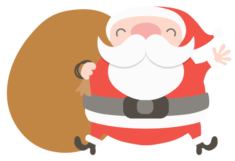 Christmas Santa with Bag