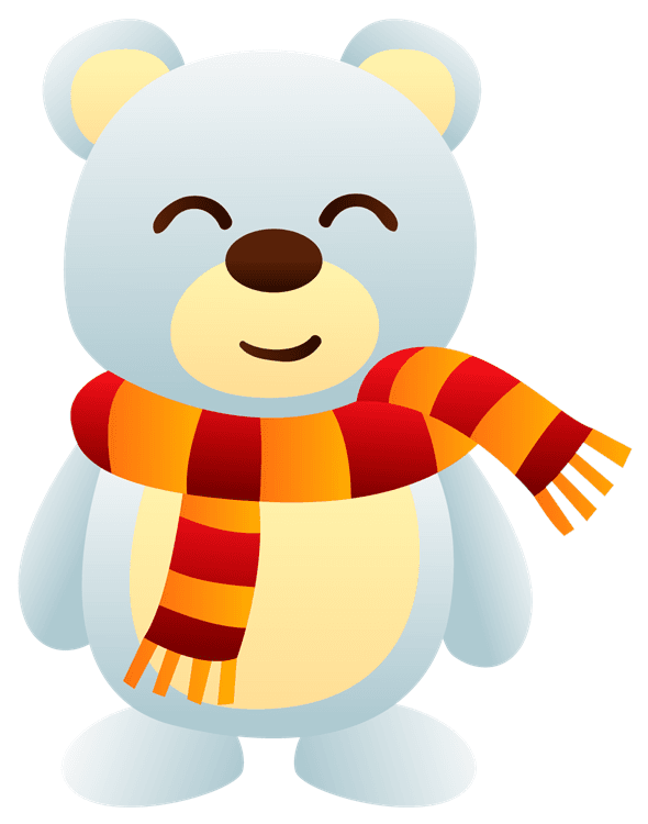 Christmas Scarf Polar Bear