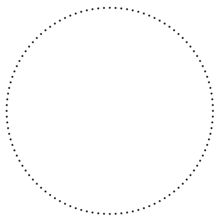 Circle Border Dotted