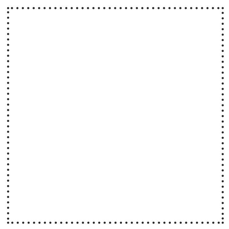 Square Border Dotted