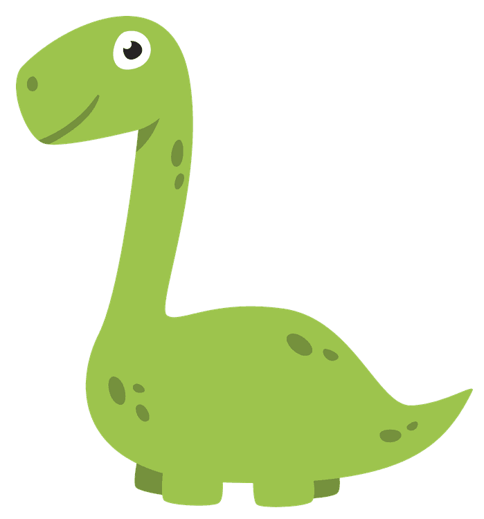 Green Brontosaurus Dinosaur