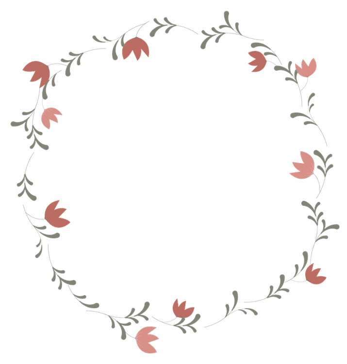 Floral Pattern Frame
