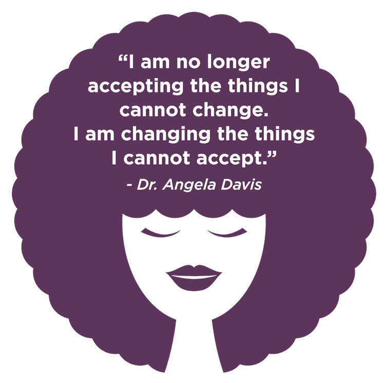 Angela Davis Change Motivational Quote