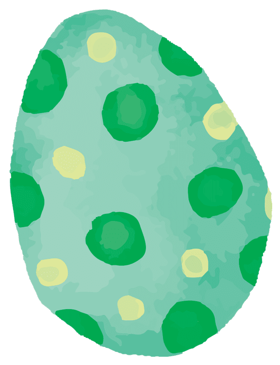 Green Easter Egg