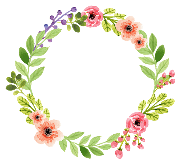 Floral Foliage Frame
