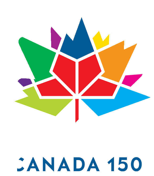 Rainbow Canada 150 Logo