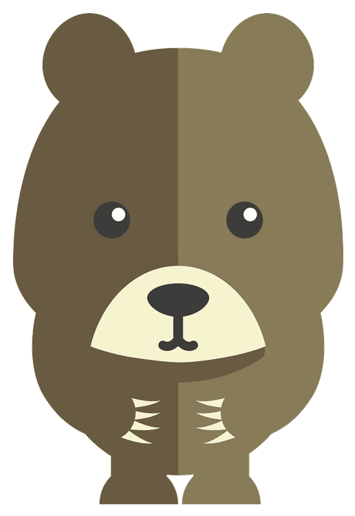 Shy Brown Bear