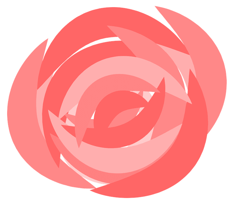 Stylized Rose Flower