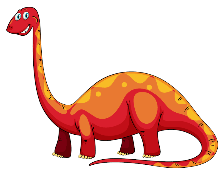 Red Brontosaurus Dinosaur