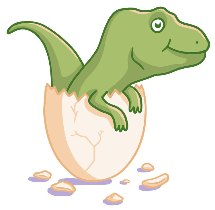 Hatching T-Rex Dinosaur