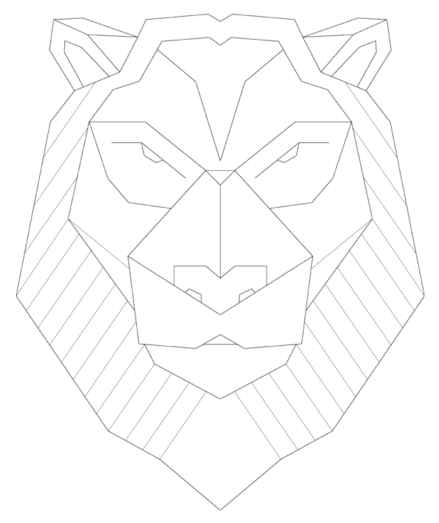 Geometric Lion