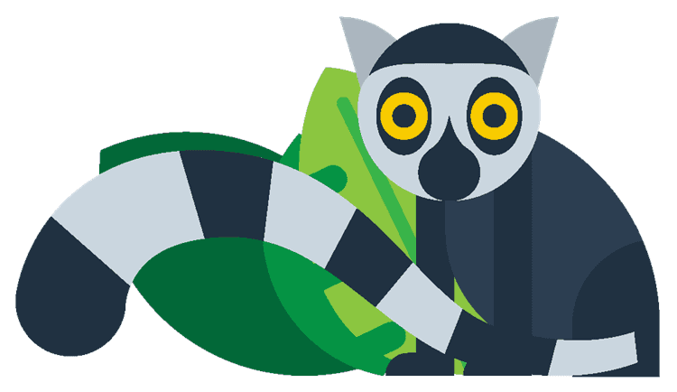 Cartoon Lemur