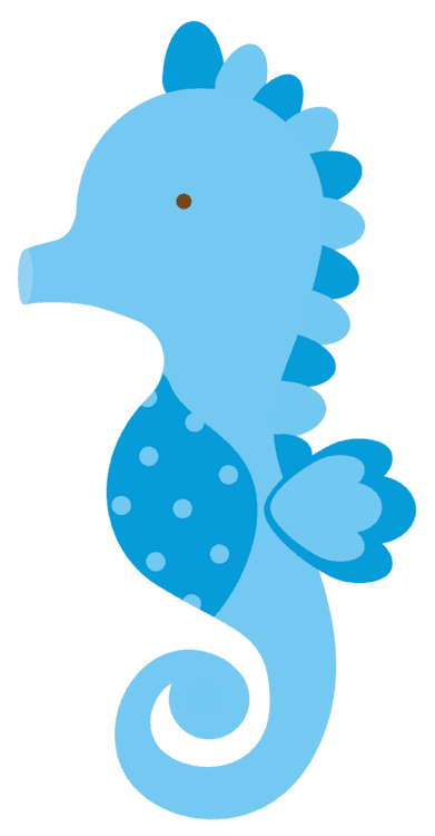 Blue Sea Horse
