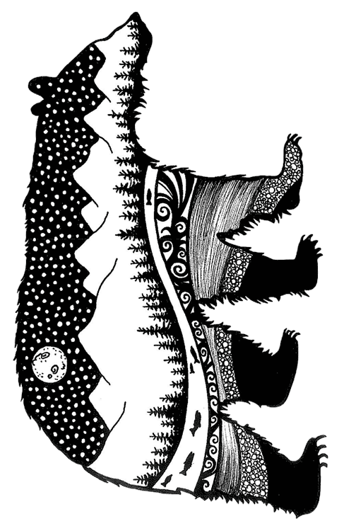 Brenna Anderst Woodland Bear Art