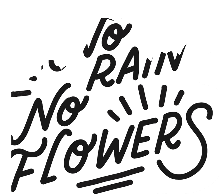 Steffi Tsai No Rain Motivational Quote