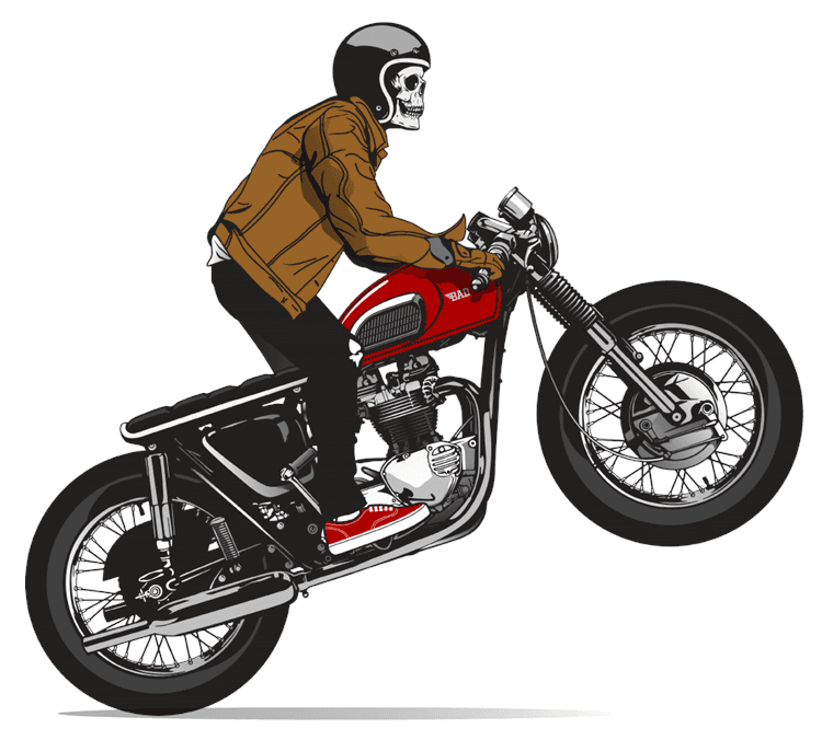 Motorcyle Skull Rider