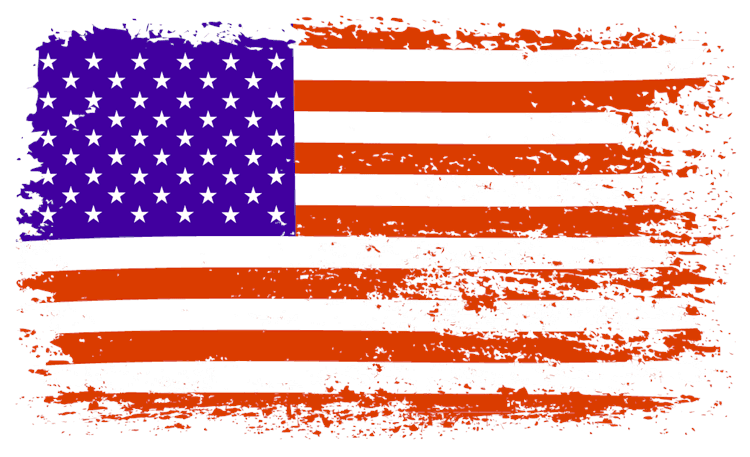 American Flag Rustic