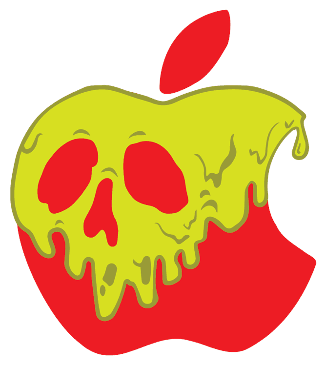 Poison Mac Drip Skull Apple