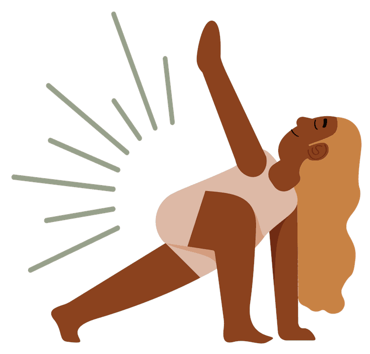 Woman Side Stretch Pose