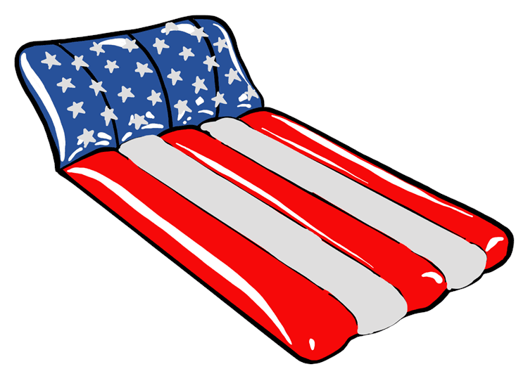 USA Lounge Floaty