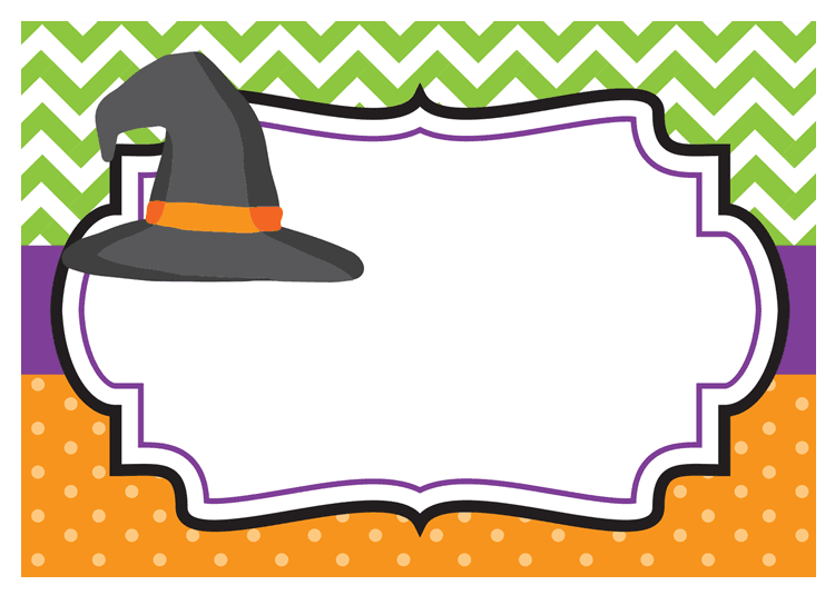 Halloween Name Tag A