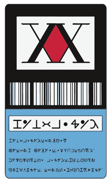 Hunter X Hunter Card