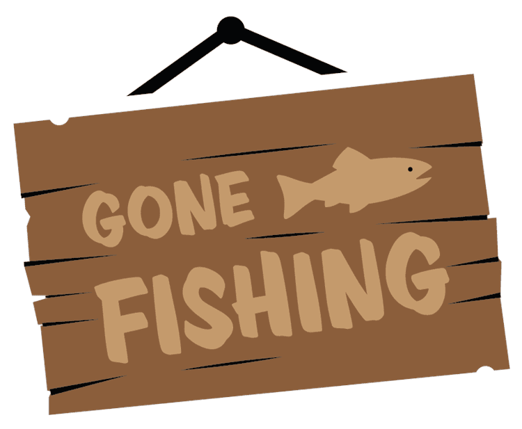 Gone Fishing Sign