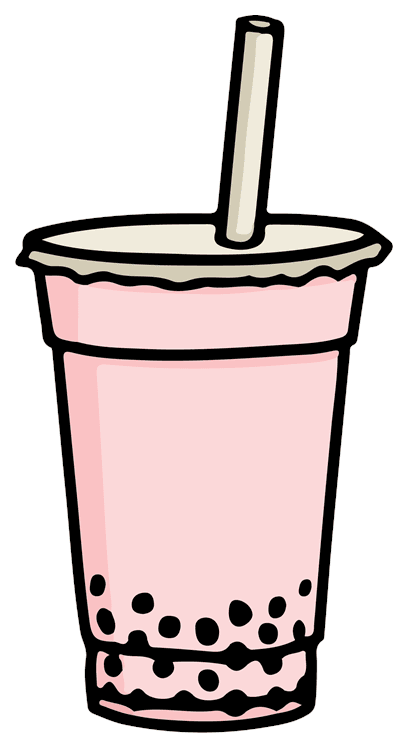 Pink Bubble Tea