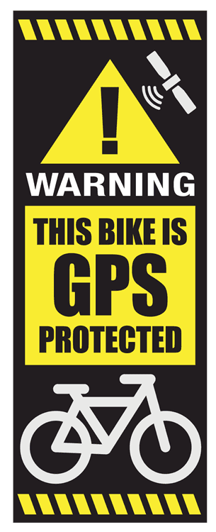 GPS Bike Label Strip