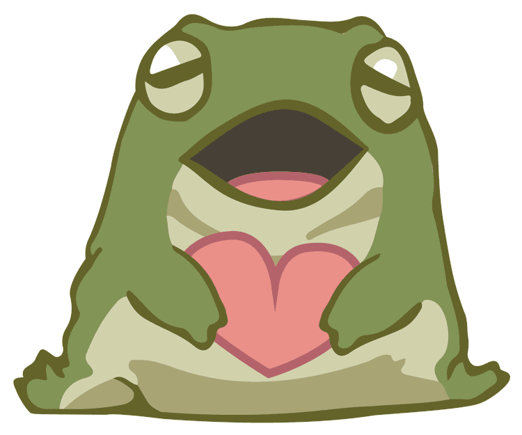 Frog With Heart