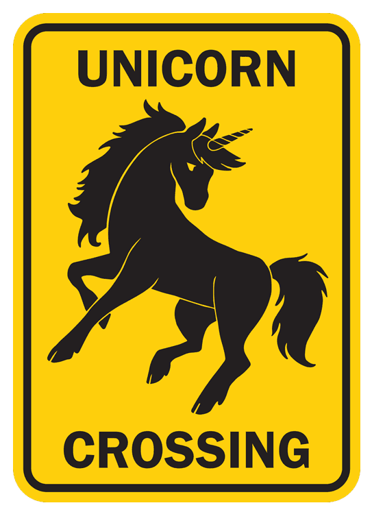 Unicorn Crossing - Yellow