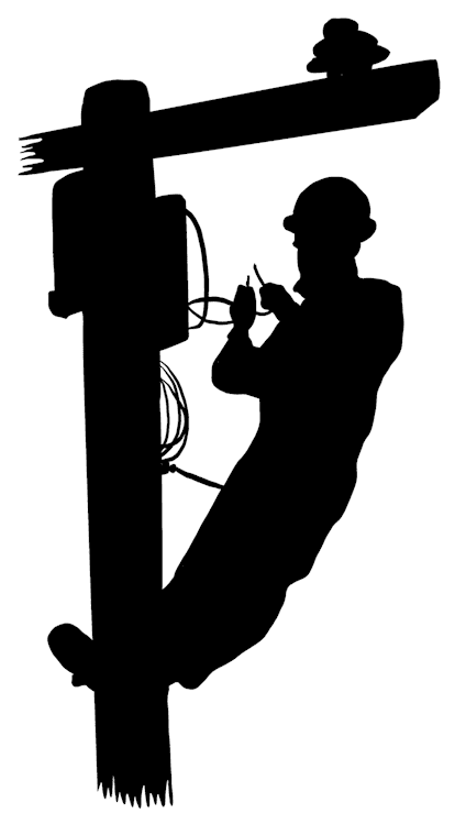 Linemen Silhouette 2