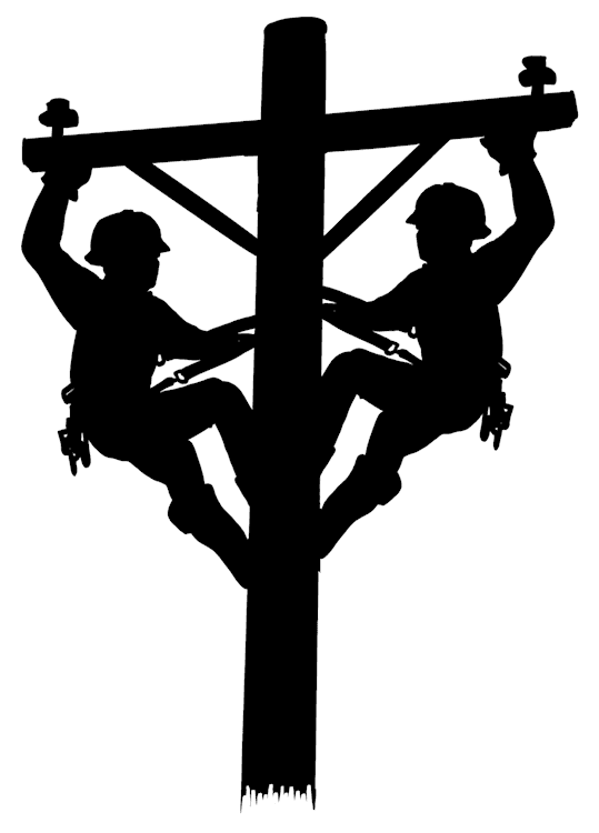 Linemen Silhouette 7