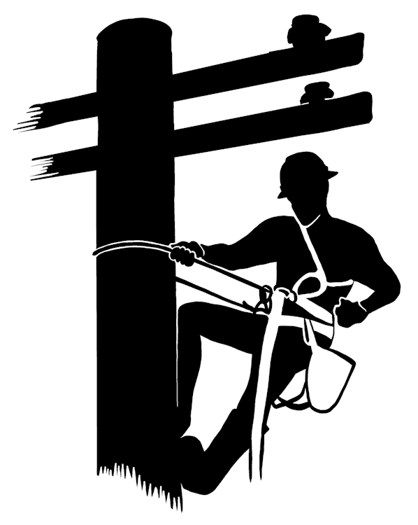 Linemen Silhouette 8