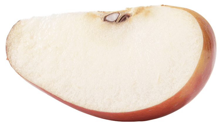 Red Apple Single Sliced