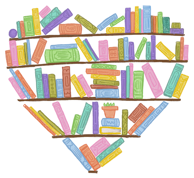 Heart Bookshelf